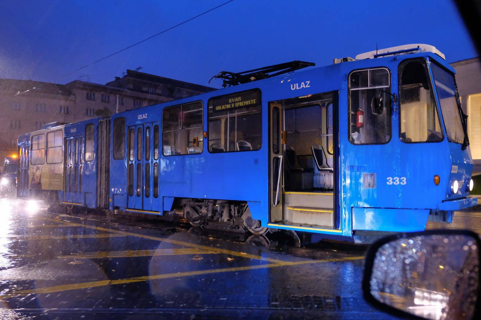 Zagreb: KiÅ¡a u gradu prouzroÄila poteÅ¡koÄe u prometu