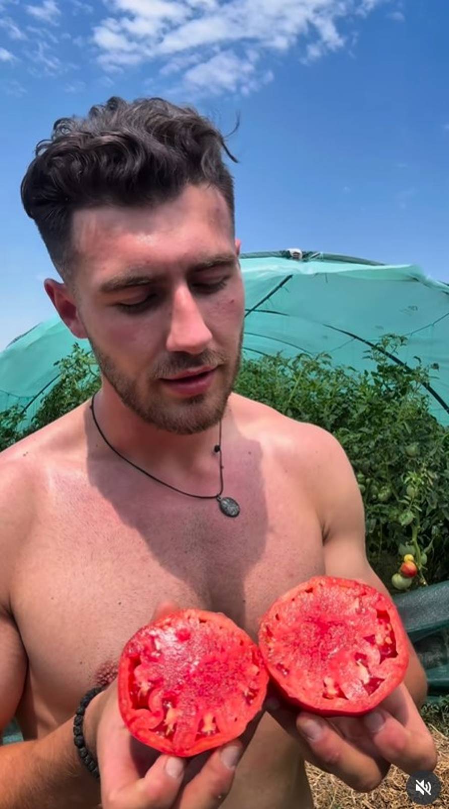 Žene zaludio zgodni farmer iz BiH! Ne vide ni koke ni rajčice: 'U sunce ti, kako do sjemena?'