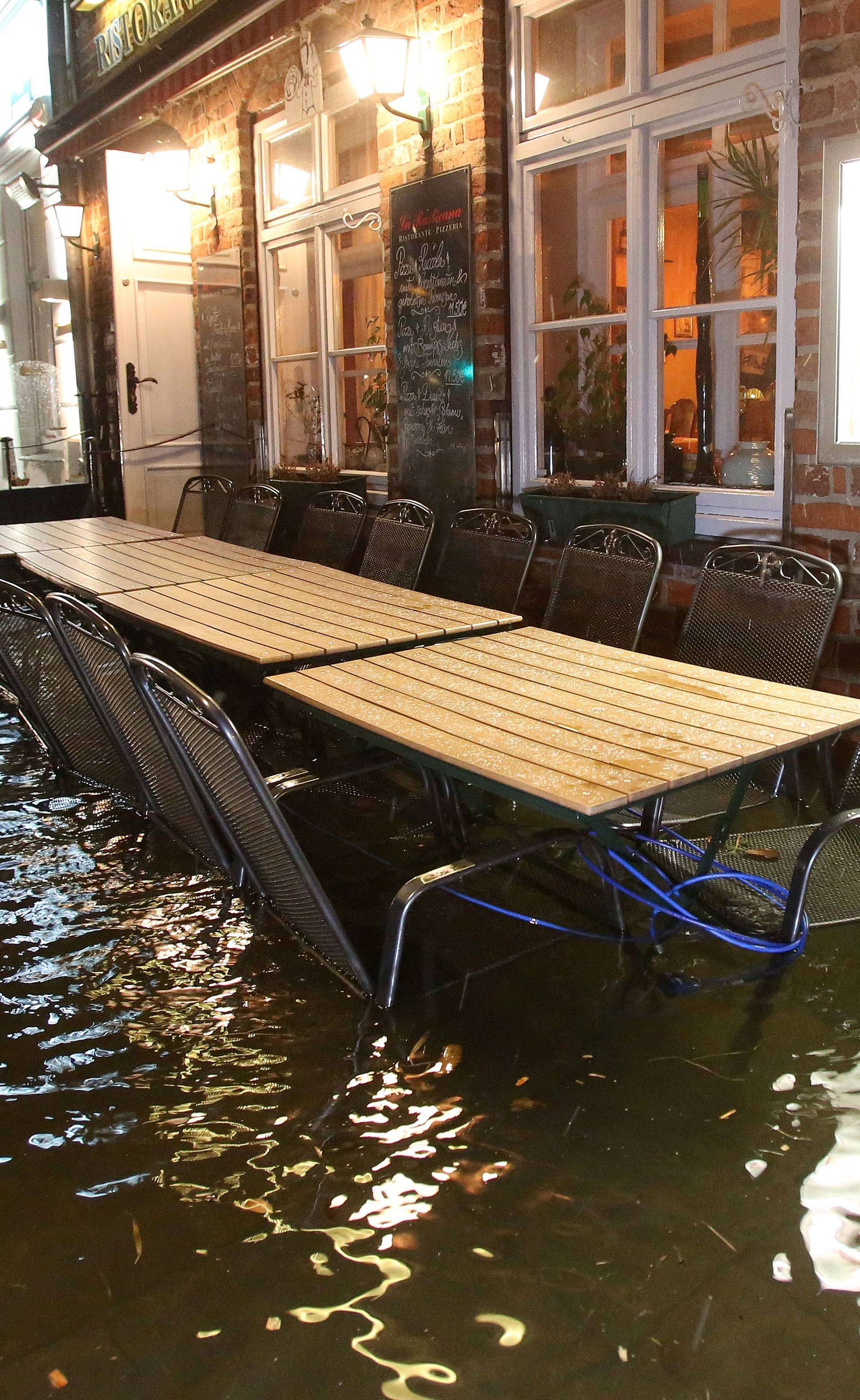 Flooding along the German Baltic coast