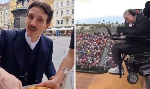 VIDEO Tesla jede ćevape na Trgu bana Jelačića, Stephen Hawking skače salto. Ne, to nije stvarno