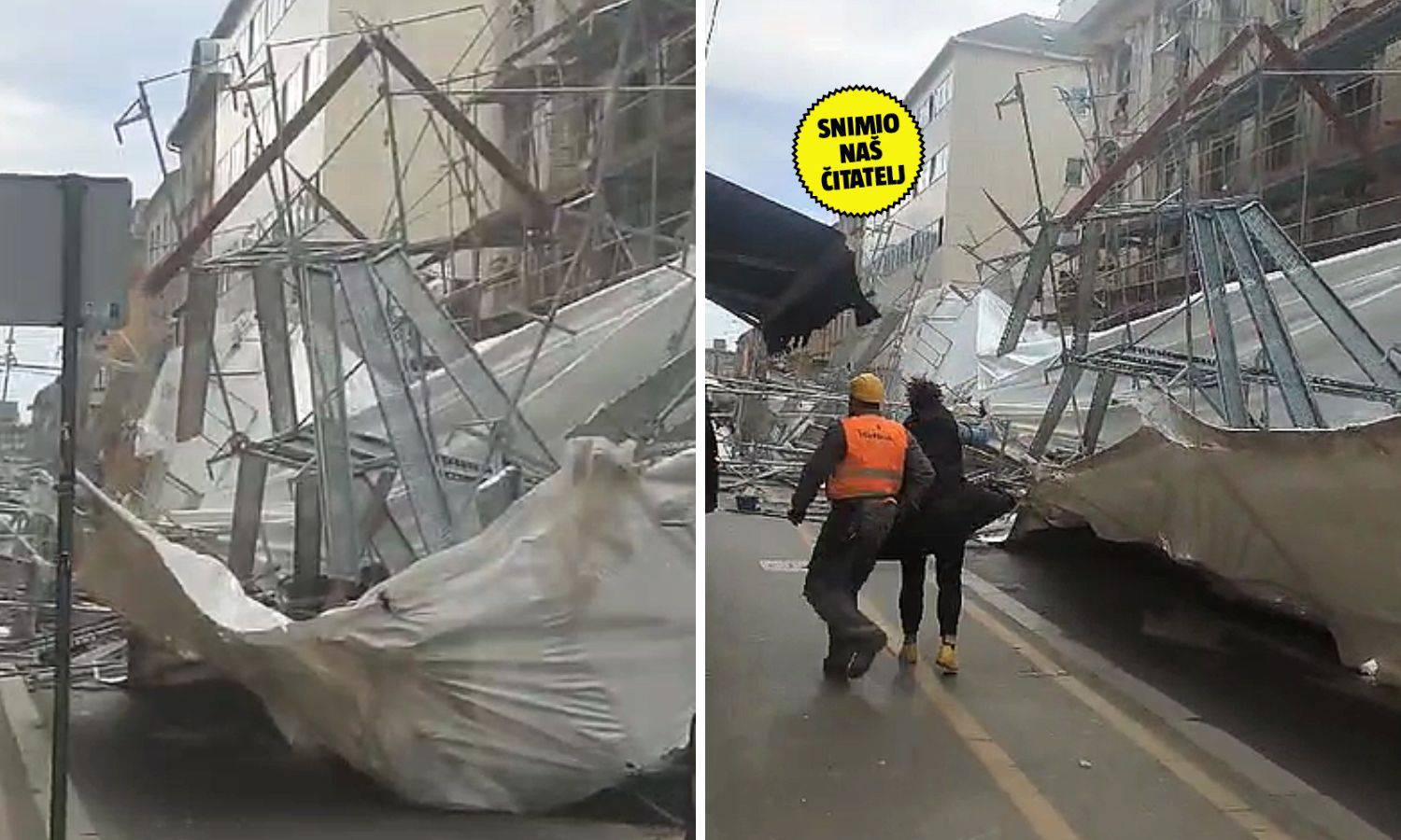 VIDEO Prve snimke i fotografije s mjesta nesreće u Petrinjskoj: 'Grdo je. Hrpa policije i hitne'