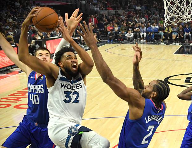 NBA: Minnesota Timberwolves at Los Angeles Clippers