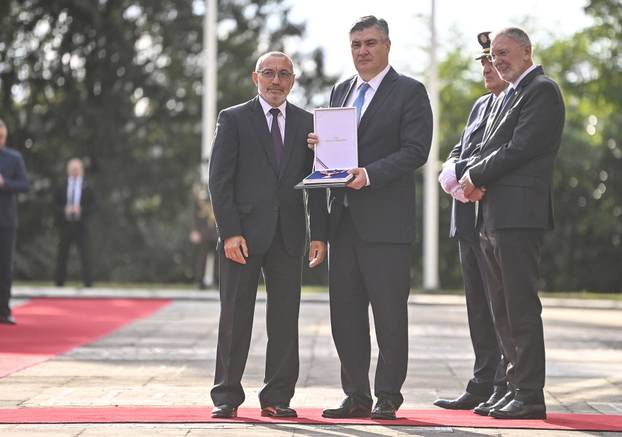 Zagreb: Svečani prijem povodom Dana policije u Predsjedničkim dvorima