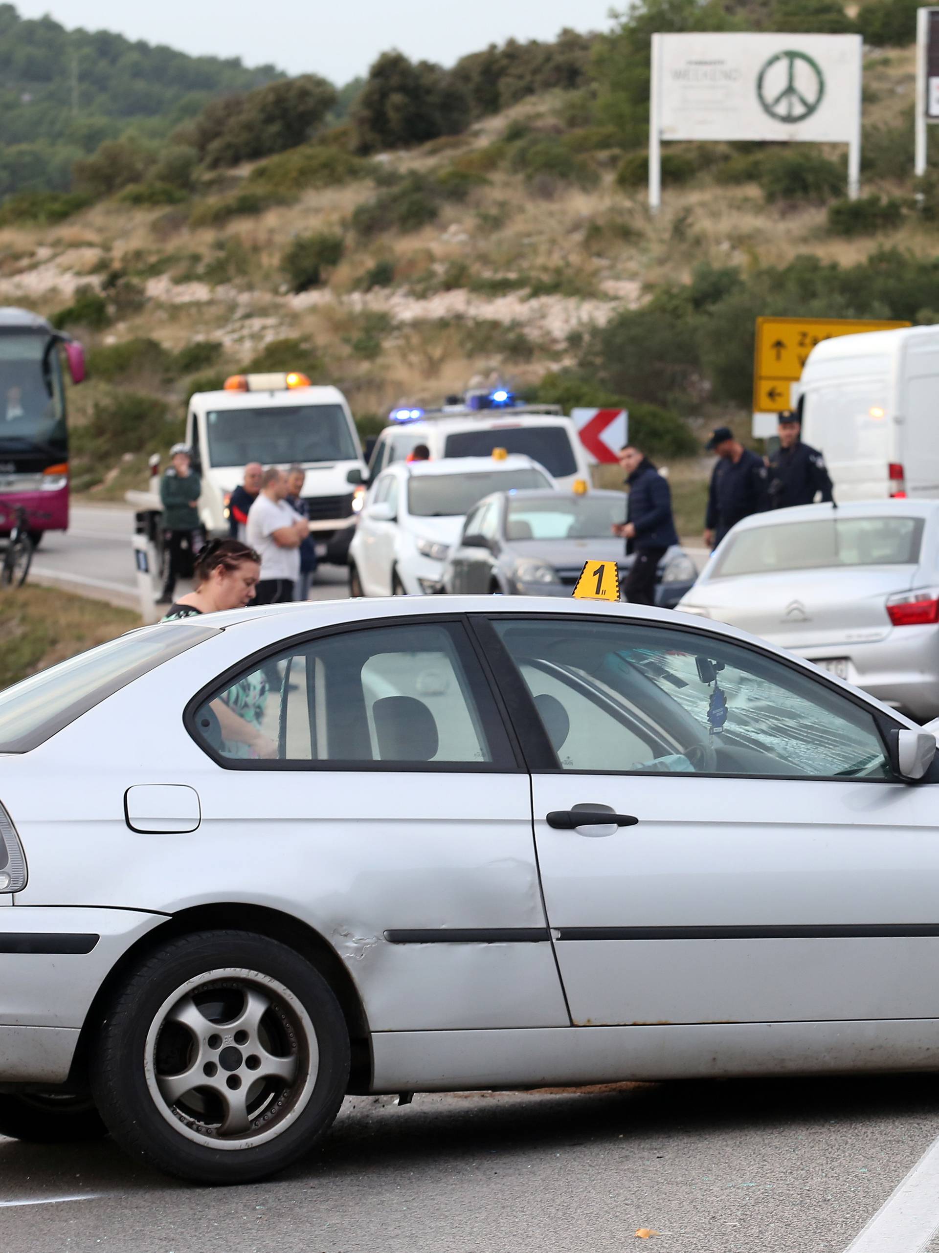 Šibenik: U prometnoj nesreći sudjelovala četiri automobila