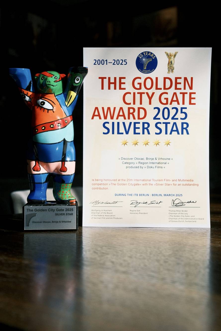 Film Discover Otočac, Brinje i Vrhovine“ osvojio prestižnu svjetsku nagradu u Berlinu!