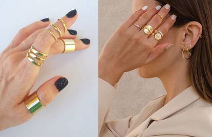Za one koji vole raskoš nakita: Cool je nositi mnogo prstenja