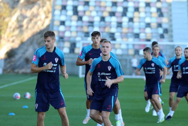 Rijeka: Trening Hrvstake nogometne reprezentacije