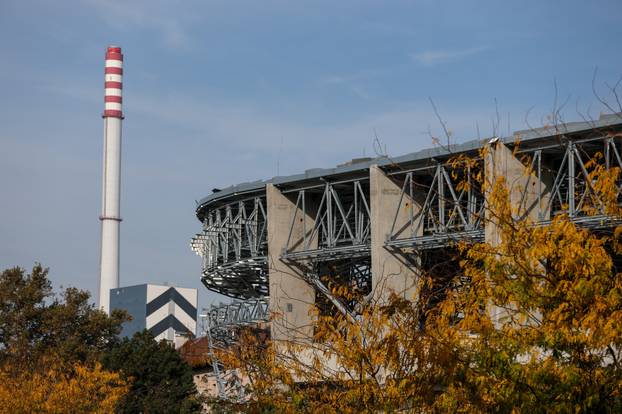 Zagreb: Počelo postavljanje stolica na sjevernoj tribini stadiona u Kranjčevićevoj