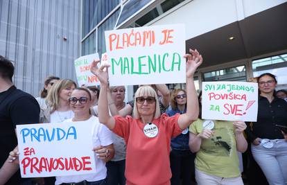 Nastavlja se štrajk pravosudnih djelatnika, najavili sastanak s ministrom Ivanom Malenicom