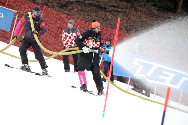 Zagreb: Pripreme uoči početka prve utrke ženskog slaloma Audi FIS Svjetskog skijaškog kupa