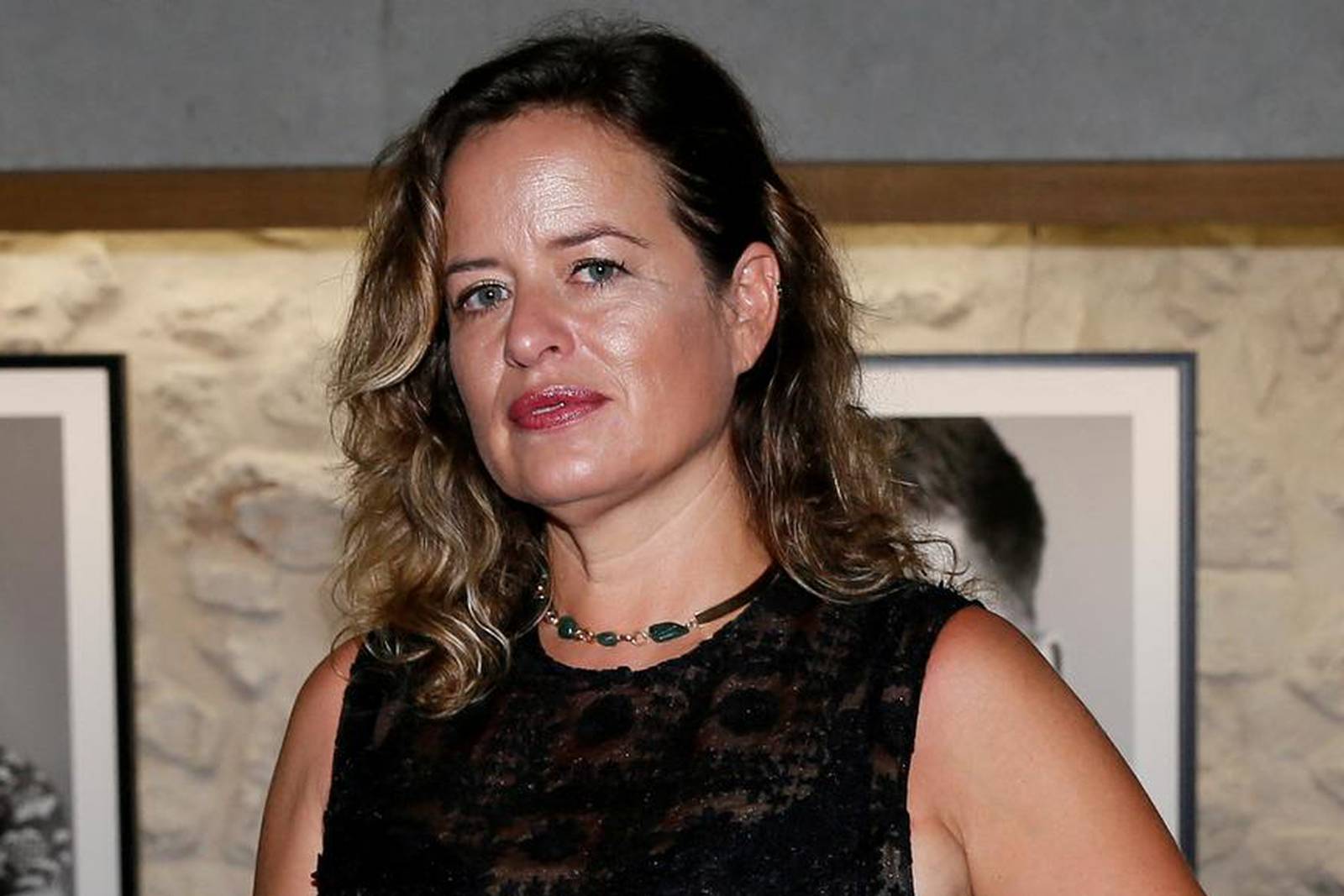 FILE PHOTO: Designer and model Jade Jagger poses during the inauguration of her exhibition "Don't take it personally" at Studio 57 gallery in Paris