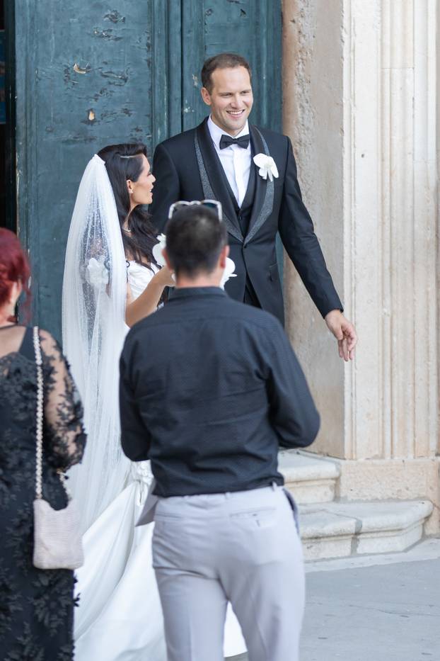 Zrinka Šahurić i Bojan Bogdanović vjenčali su se u Dubrovniku 