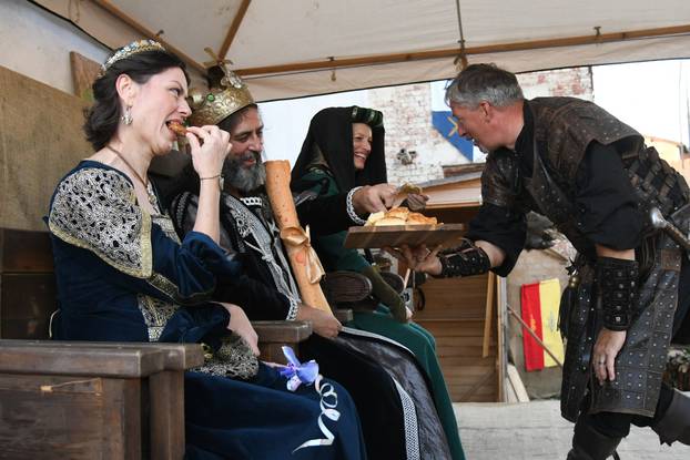 Doček kralja Ludovika Anžuvinca na Renesansnom festivalu u Koprivnici