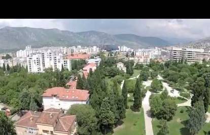 Pogled na lijepu Hercegovinu snimljen iz ptičje perspektive