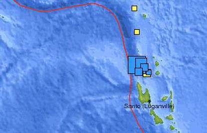 Potres od 7,2 po Richteru pogodio je otočje Vanautu