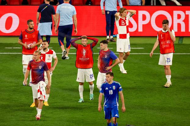 Leipzig: U posljednjem trećem kolu skupine B na EURU hrvatska nogometna reprezentacija je odigrala 1-1 protiv Italije