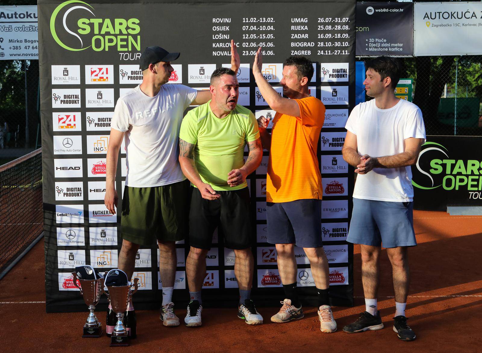 Karlovac: Završen je teniski turnir Stars Open Tour 