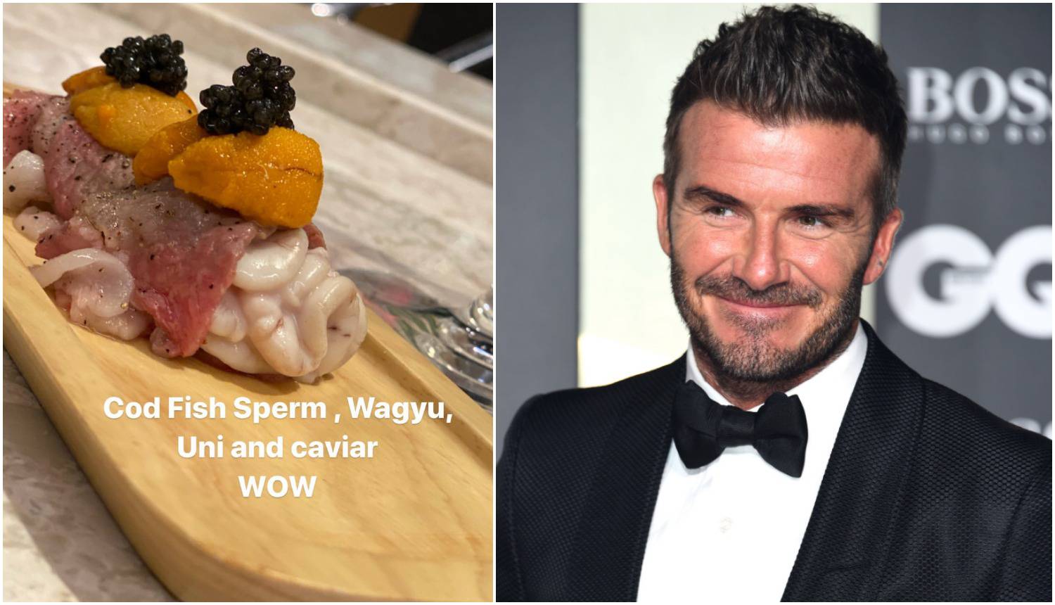 Beckhama oduševila japanska kuhinja, jeo spermu bakalara