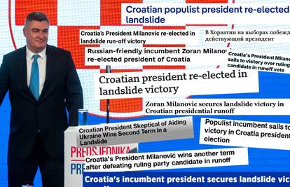Strani mediji nakon pobjede Milanovića: 'Hrvatski Trump', 'Populist koji kritizira NATO...'