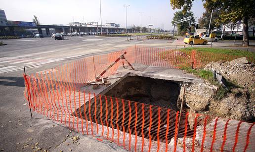 Ogromna rupa na jednoj od najprometnijih cesta u Zagrebu