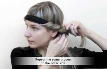 Neobični trikovi uvijanja kose: Od papirića do trake za kosu