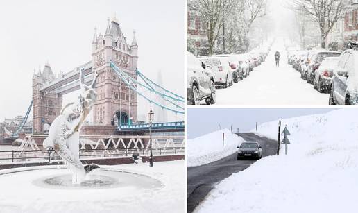 Britanci u strahu od 'ledene zvijeri': Snježni nanosi i niske temperature haraju i Škotskom