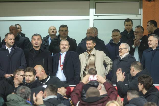 Zenica: Novak Đoković prati utakmicu Bosna i Hercegovina - Italija