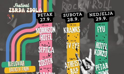 Zbrda Zdola Rock Festival: Ovog vikenda Bjelovar postaje epicentar rock’n’rolla!