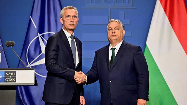 NATO Secretary General Stoltenberg meets with Hungarian PM Orban