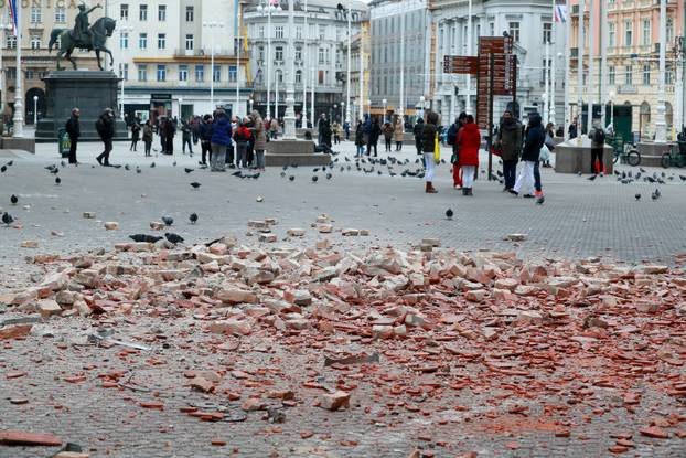 Oštećenja u centru Zagreba nakon potresa