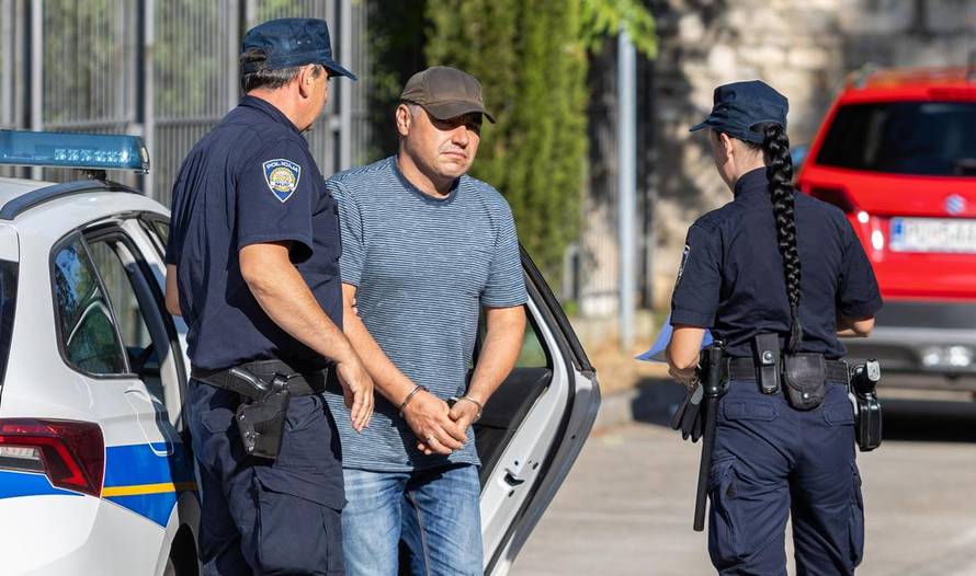 EKSKLUZIVNE FOTOGRAFIJE: U Puli uhićen Ukrajinac osumnjičen za napad na plinovod Sjeverni tok