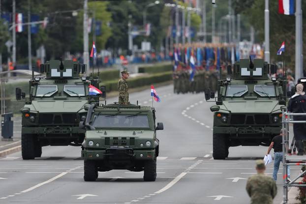 Zagreb: Generalna proba svečanog vojnog mimohoda