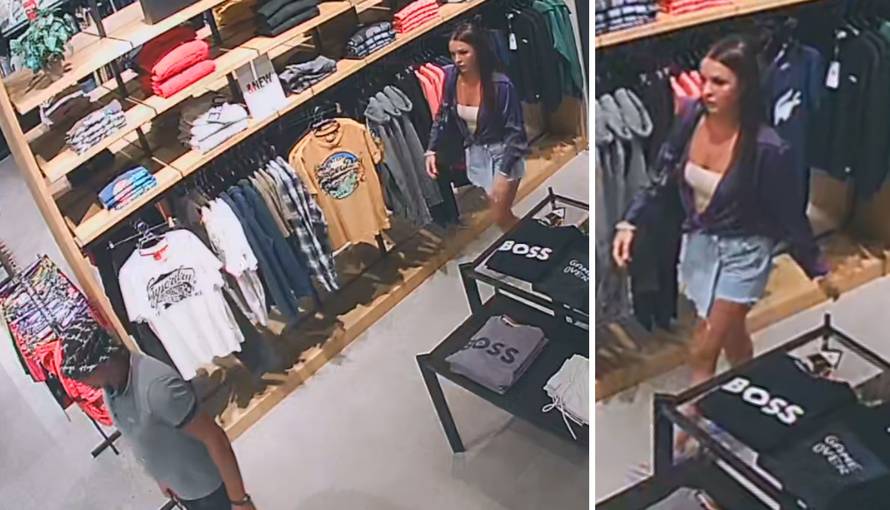 FOTO Krađa u splitskom dućanu: Policija traži ovog muškarca i djevojku. Nazovite ih na 192