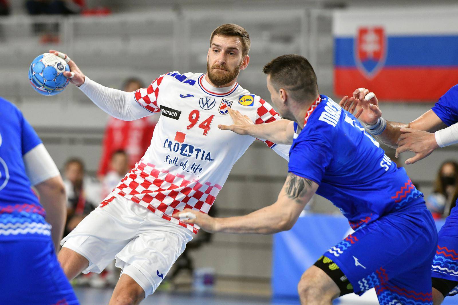 Varaždin: Hrvatska igra protiv Slovačke u EHF EURO Kupu