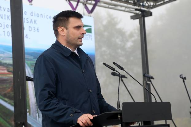 Svečanost puštanja u promet dionice autoceste A11 Lekenik - Sisak