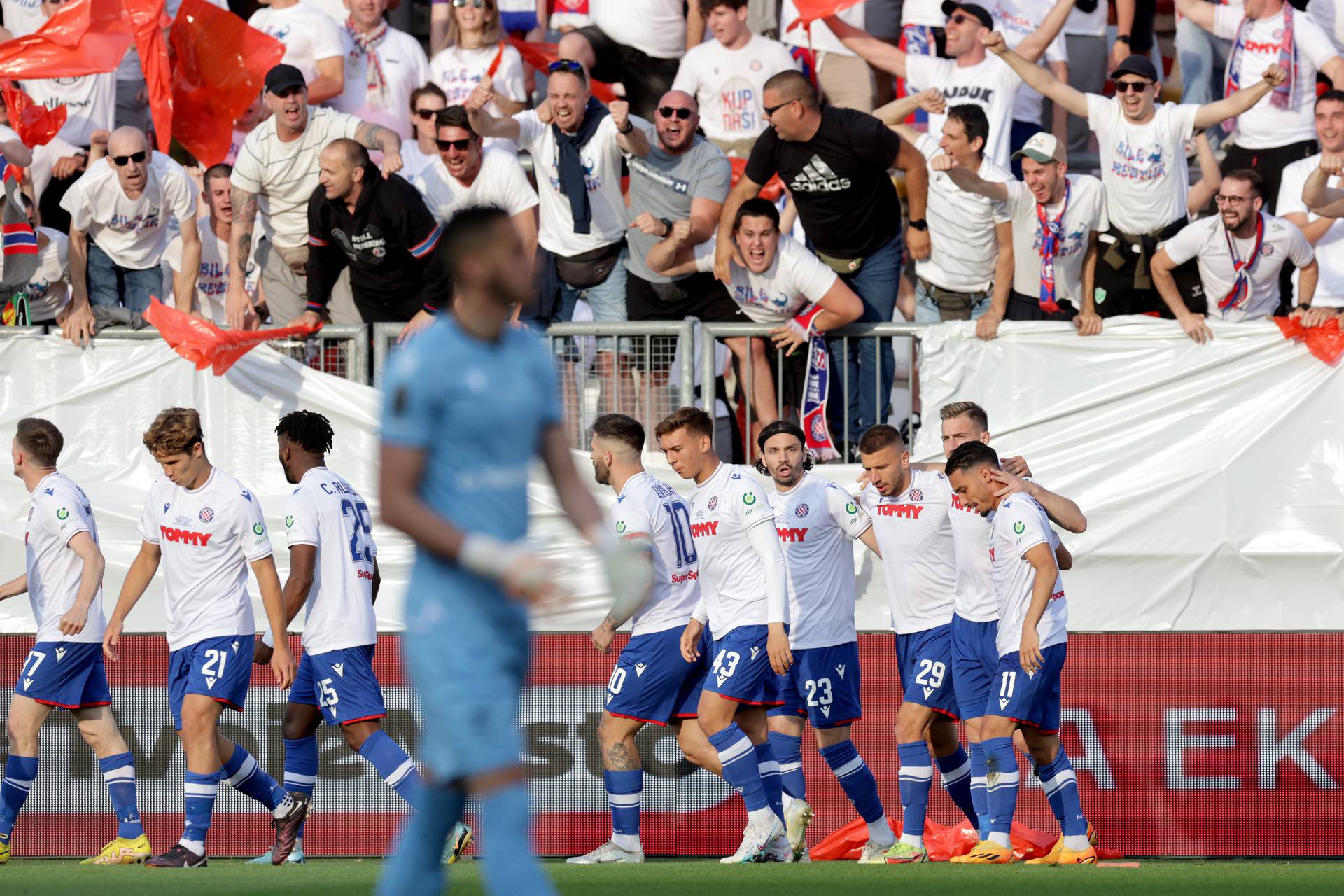 Finale SuperSport Hrvatskog nogometnog kupa između Hajduka i Šibenika