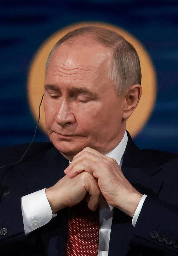 Russia's President Putin attends St. Petersburg International Economic Forum