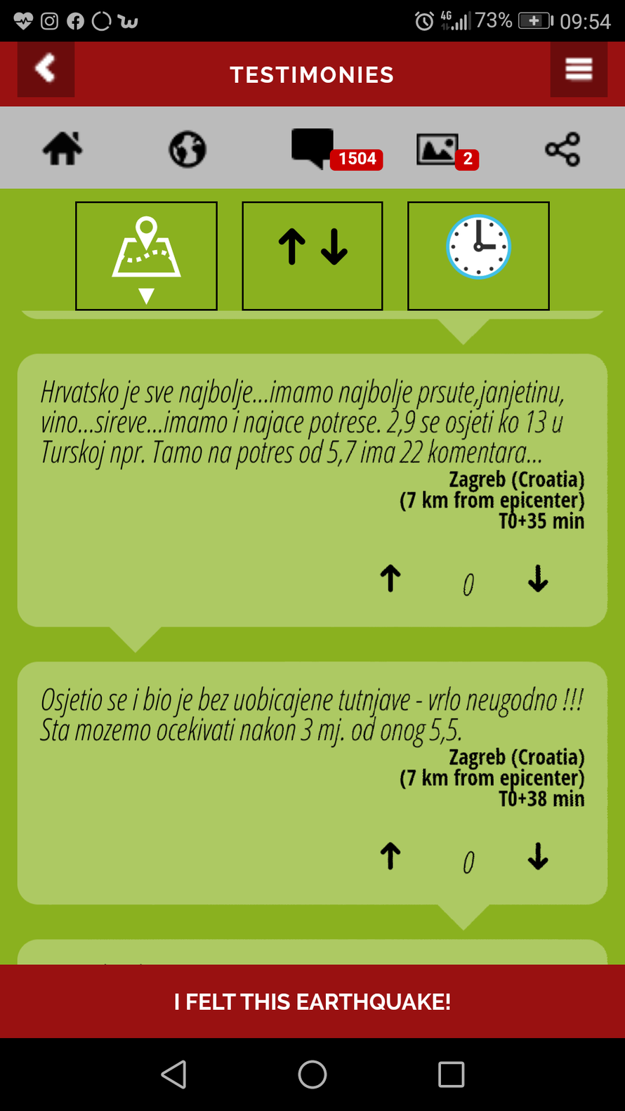 Hrvati opet srušili EMSC: Jedni kažu da smo preosjetljivi, drugi bi samo 'pljuvali' po HDZ-u...