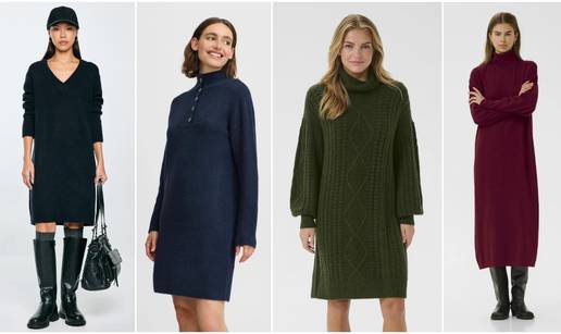 Pregledali smo ponudu za vas! Super haljine od pletiva i vune