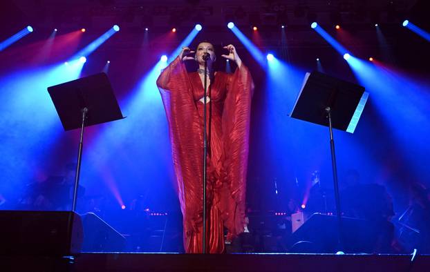Zagreb: Nina Badrić održala koncert u Lisinskom