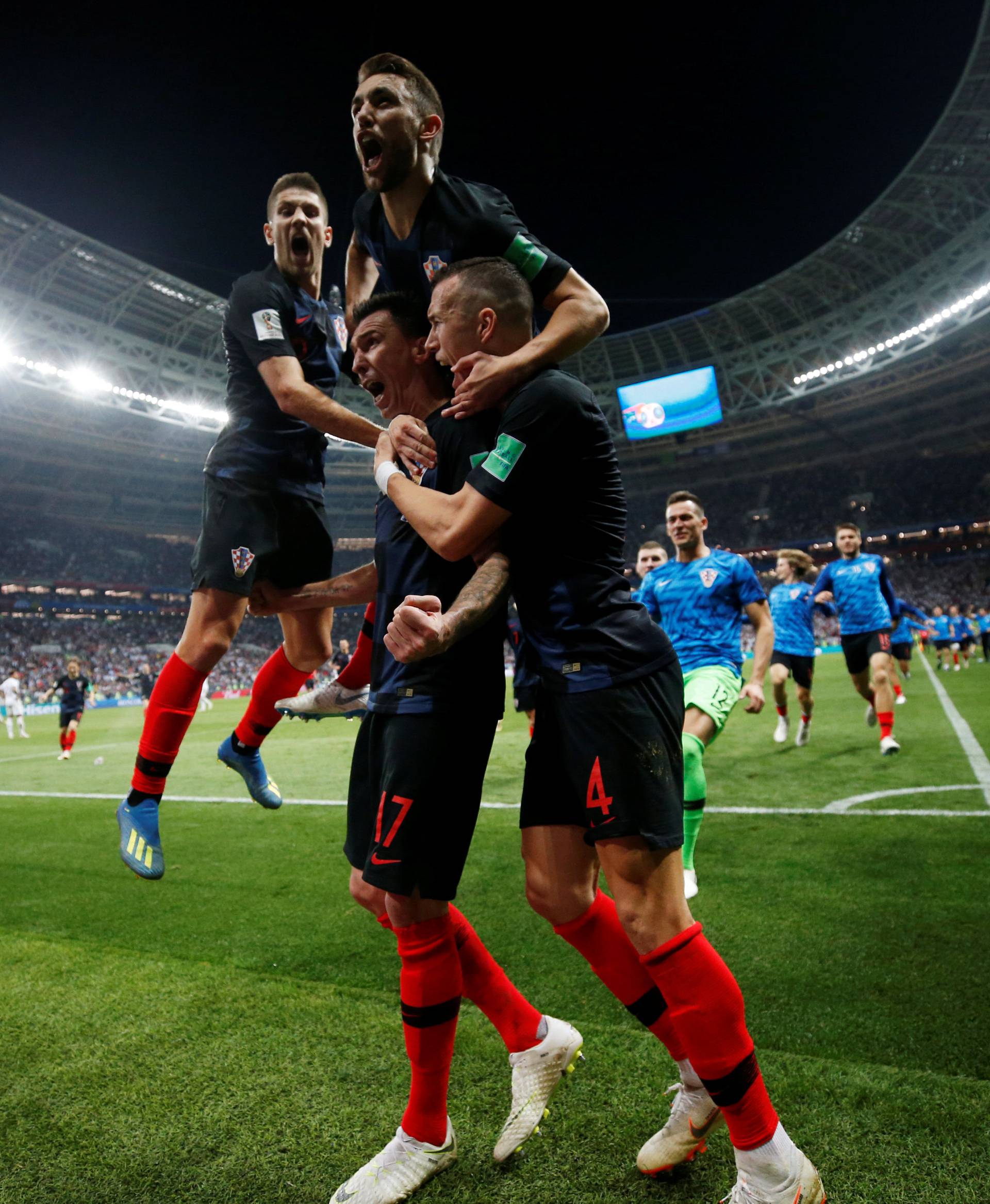 World Cup - Semi Final -  Croatia v England