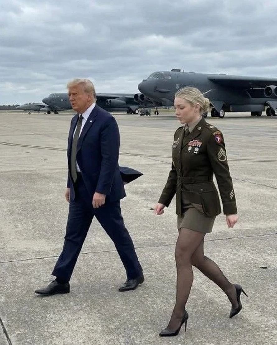 Zgodna plavuša iz vojske SAD-a je zaludjela Trumpove  pristaše. Nude joj brak. A sve je laž..