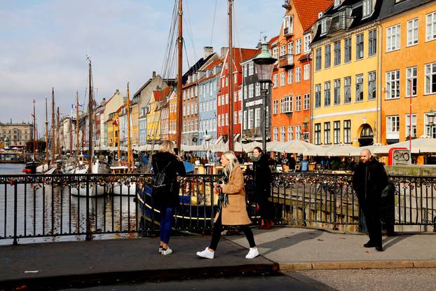 FILE PHOTO: A view of the Nyhavn district in Copenhagen