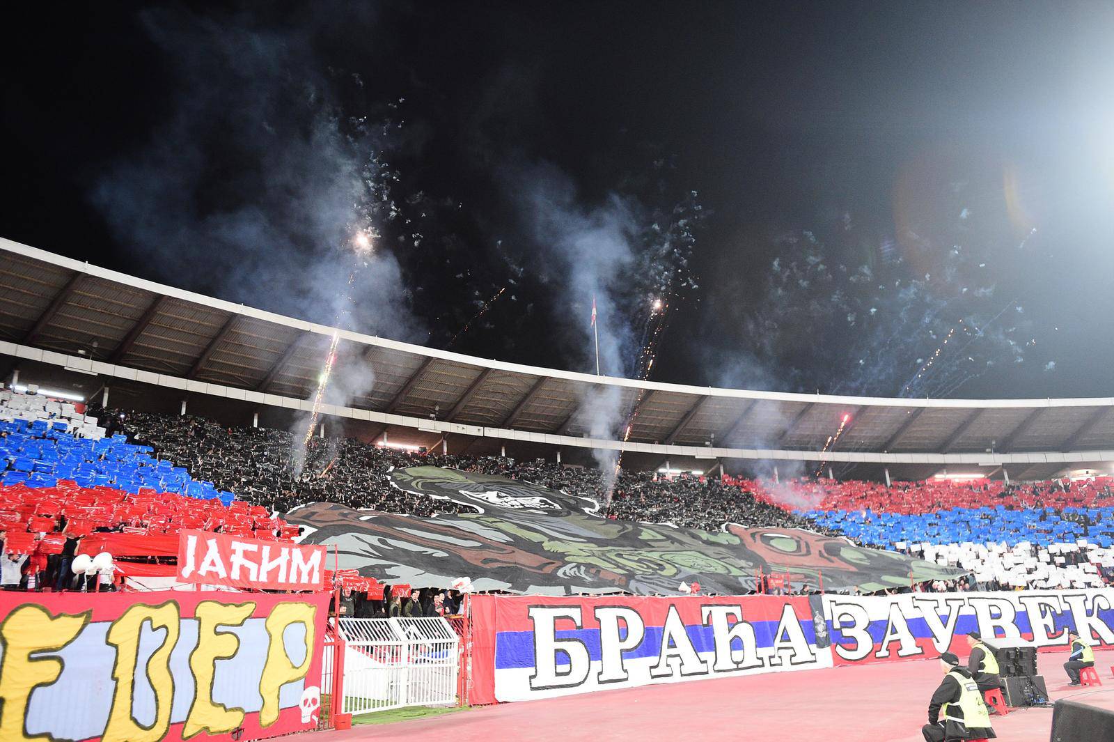 Beograd: Prijateljska utakmica Crvene zvezde i Zenita