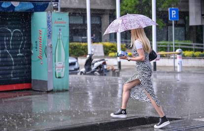 Žuti meteoalarm za cijelu obalu: Kiša, pljuskovi i grmljavinsko nevrijeme u većem dijelu zemlje