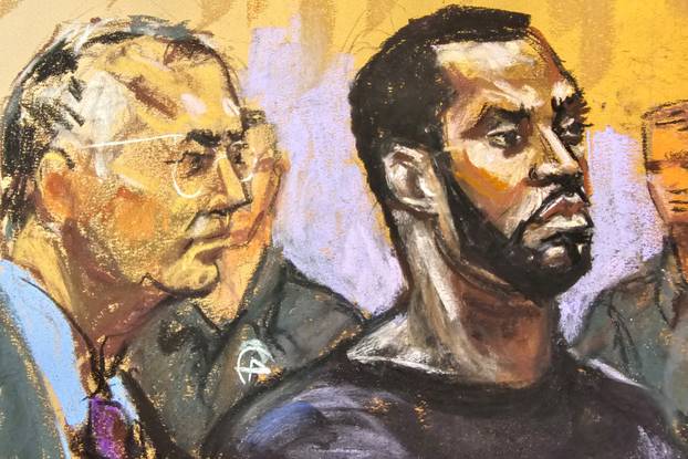 Sean "Diddy" Combs appears before U.S. Magistrate Judge Robyn Tarnofsky in New York federal court