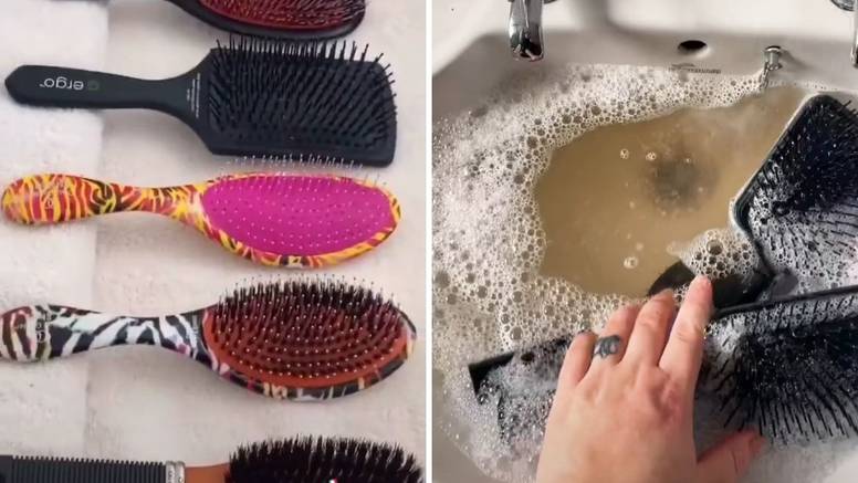 Pokazala koliko su četke za kosu prljave: Redovito ih čistite, leglo su prljavštine i bakterija