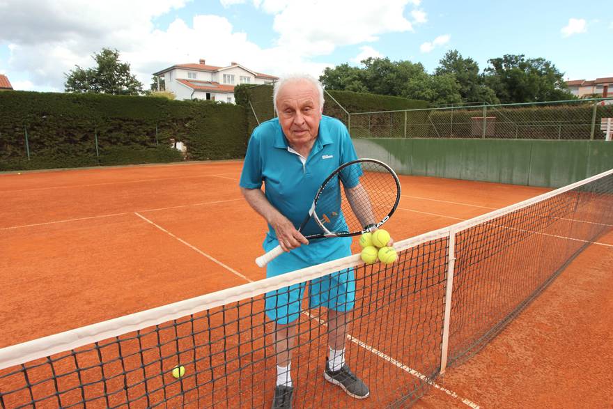 Kamilo Keretić (87) živa je legenda hrvatskog tenisa