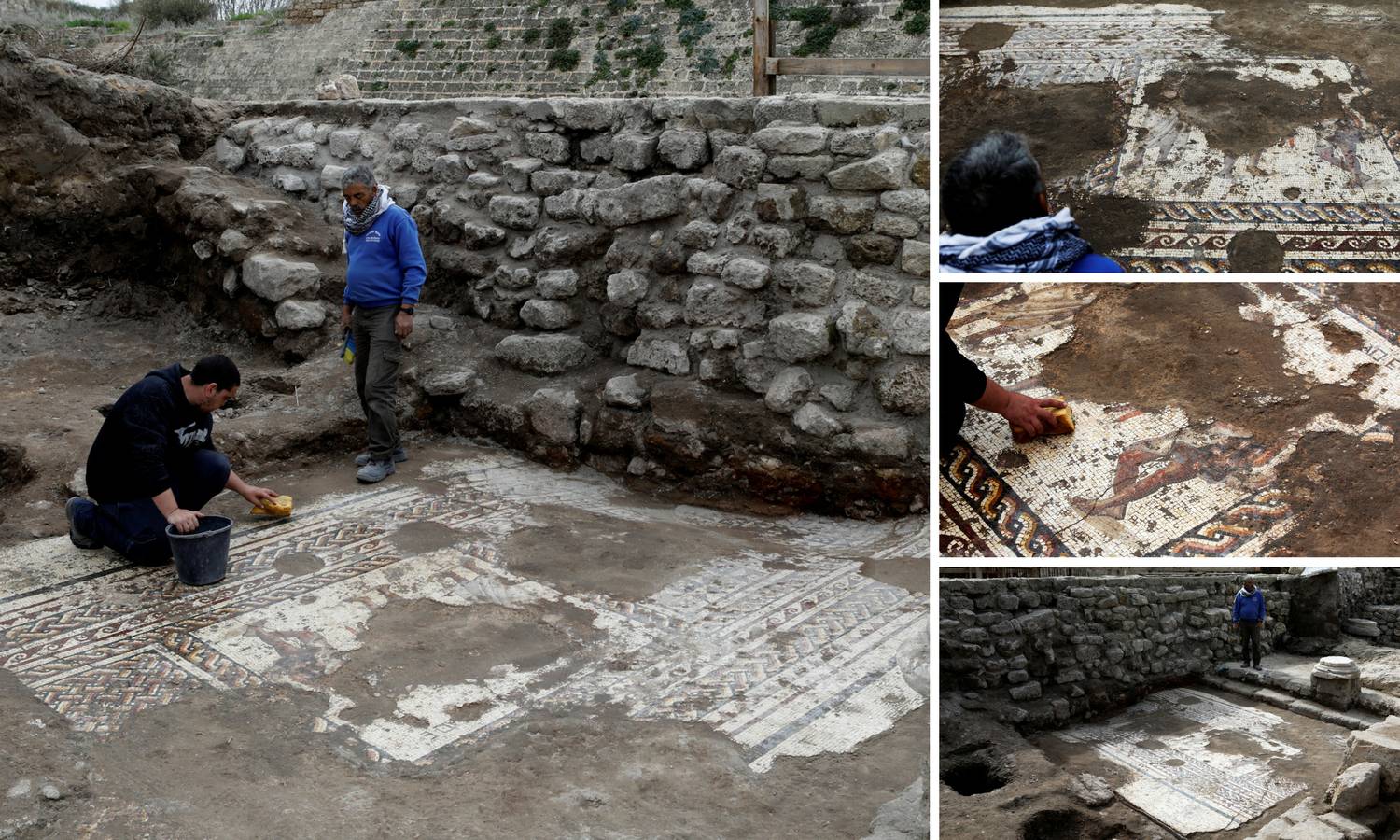 Star je 1800 godina: U Izraelu otkrili veliki tajanstveni mozaik