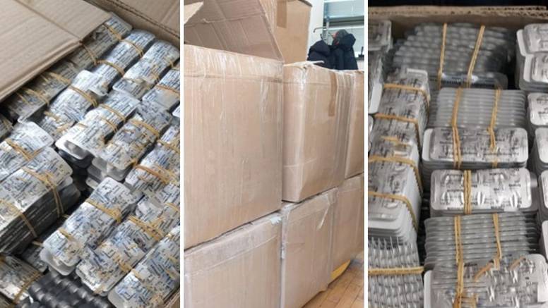 Najveća zapljena lijekova na hrvatskoj granici: Našli više od 600.000 tableta u kamionu